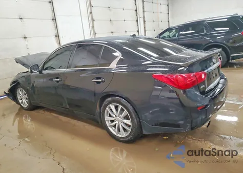 2015 Infiniti Q50 Base z USA, uszkodzony, nr VIN JN1BV7AR2FM413851